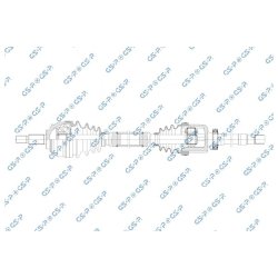 Arbre de transmission (CV Axe) GSP 250469 pour RENAULT, LAGUNA