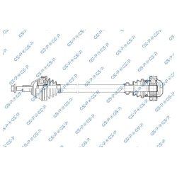 Driveshaft (CV Axle) GSP 253010