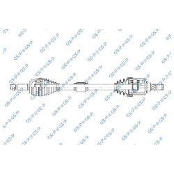 Driveshaft (CV Axle) GSP 256128 OE Ref 3815A540