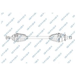 Driveshaft (CV Axle) GSP 256194 OE Ref 31608742386