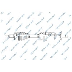 Driveshaft (CV Axle) GSP 256290 OE Ref 68248718AA
