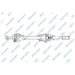 Driveshaft (CV Axle) GSP 256308 OE Ref 32739V