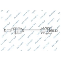 Driveshaft (CV Axle) GSP 256332 OE Ref 9671931780
