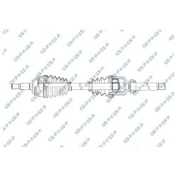 Driveshaft (CV Axle) GSP 256634 OE Ref 1609609280