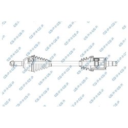 Driveshaft (CV Axle) GSP 256726 OE Ref 31609806471