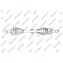Driveshaft (CV Axle) GSP 256840 OE Ref GDD52560XA