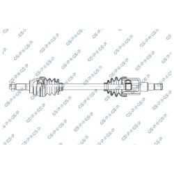 Arbre de transmission (arbre à cames) GSP 257128 OE 44102M79F75