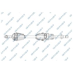 Arbre de transmission (arbre à cames) GSP 259245 OE 4341044070