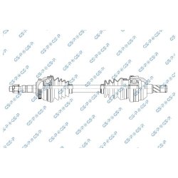 Driveshaft (CV Axle) GSP 260012