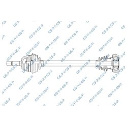 Driveshaft (CV Axle) GSP 261172 OE Ref 1H0407271H