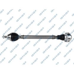 Arbre de transmission (arbre de transmission homocinétique) GSP 261261 pour AUDI, SEAT, SKODA, VW