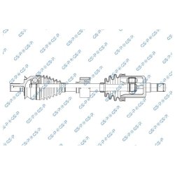 Driveshaft (CV Axle) GSP 262047