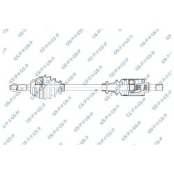Arbre de transmission (CV Axe) GSP 299027 pour CITROËN, PEUGEOT SAXO, 106
