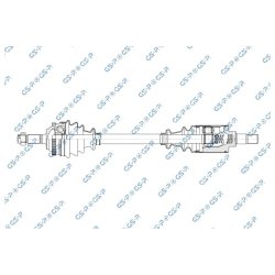 Arbre de transmission (CV Axe) GSP 299160 pour CITROËN, PEUGEOT AX, SAXO, 106