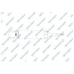 Amortisseur GSP 32111430 pour LANCIA LYBRA OE 46544852