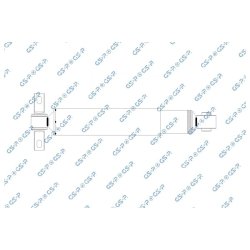 Amortisseur GSP 32176520 pour CITROËN, VAUXHALL, PEUGEOT, TOYOTA
