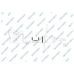 Shock Absorber GSP 32361872 OE Ref DH2E34900A