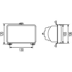 Headlight HELLA 1AB 008 888-051 OE Ref 0443 5909.4/10