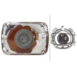 Headlight Insert HELLA 1AE 003 427-291 OE Ref 72207HAL HELLA