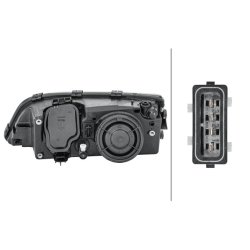 Headlight HELLA 1AH 007 600-161 OE Ref 9 169 597