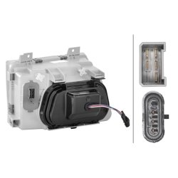 Headlight HELLA 1AH 007 774-011 OE Ref 670 820 09 61