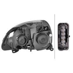 Headlight HELLA 1DB 008 461-741 OE Ref 82 00 281 614 HELLA