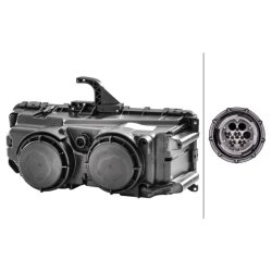 Headlight HELLA 1DB 247 011-011 OE Ref A 940 820 01 61 HELLA
