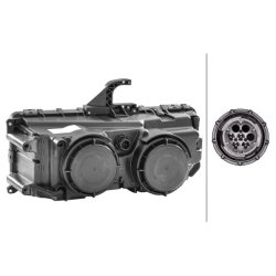 Headlight HELLA 1DB 247 011-041 OE Ref A 940 820 04 61 HELLA