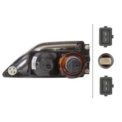Headlight HELLA 1DL 007 859-061 OE Ref A 002 820 51 61 HELLA