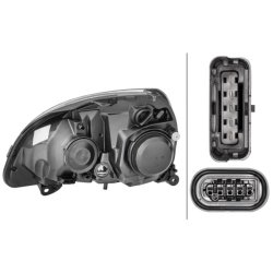 Headlight HELLA 1DL 008 461-781 OE Ref 82 00 281 618
