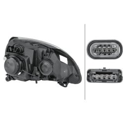 Headlight HELLA 1DL 008 461-791 OE Ref 77 01 054 060