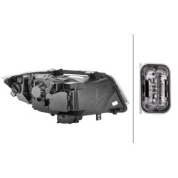 Headlight HELLA 1E1 354 699-011 OE Ref 7 202 581 HELLA