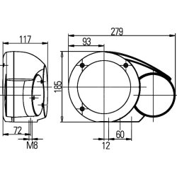 Headlight HELLA 1E3 996 160-001 OE Ref G930 900 020 020