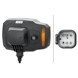 Headlight HELLA 1EA 328 450-421 HELLA