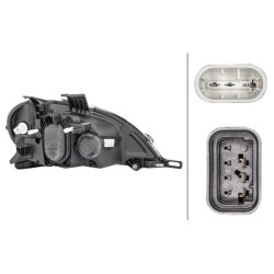 Headlight HELLA 1EA 963 130-451 OE Ref 163 820 37 61