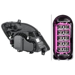 Headlight HELLA 1EB 247 012-011 OE Ref A 906 820 01 61 HELLA