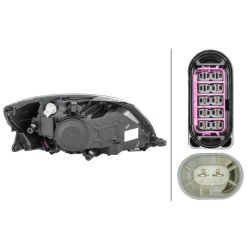 Headlight HELLA 1ED 010 417-331 OE Ref 5J1 941 017 C