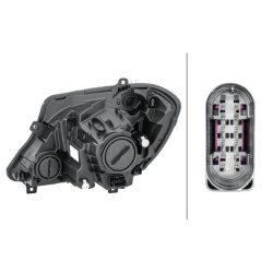 Headlight HELLA 1ED 011 030-121 OE Ref A 906 820 24 61 HELLA