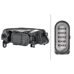 Headlight HELLA 1EE 008 880-011 OE Ref 4F0 941 003 DL HELLA