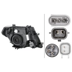 Headlight HELLA 1EE 238 055-011 OE Ref 26060 5X10B