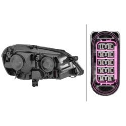 Headlight HELLA 1EE 247 019-211 OE Ref 6Q2 941 007 AL HELLA