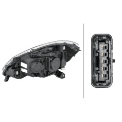 Headlight HELLA 1EE 354 536-021 OE Ref 77 01 061 069