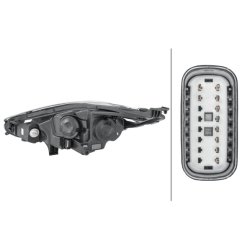 Headlight HELLA 1EE 354 803-021 OE Ref 1 789 943