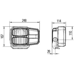 Headlight HELLA 1EE 996 374-021 OE Ref U1.25103-6010