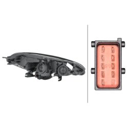 Headlight HELLA 1EF 011 830-051 OE Ref 13 38 1343 HELLA