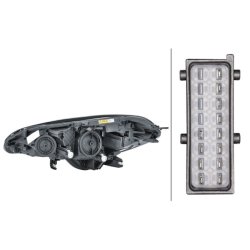 Headlight HELLA 1EF 011 830-101 OE Ref 13 38 1348