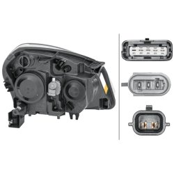 Headlight HELLA 1EF 238 042-011 OE Ref 26060-JD90B HELLA