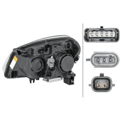 Headlight HELLA 1EF 238 042-121 OE Ref 26010-JD91A