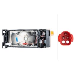 Headlight HELLA 1EG 007 150-101 OE Ref 1 431 256 HELLA