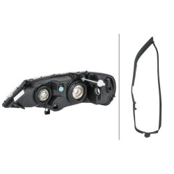 Headlight HELLA 1EG 007 640-321 OE Ref 12 16 156